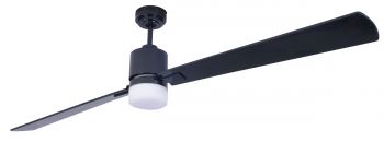 Ventilateur de plafond FACTORY noir 180 CM