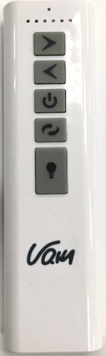 Ventilador de techo KOA negro KOA con LED 178 cm