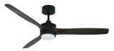 Ventilador de techo HYPELIGHT Wi-Fi negro Ventilador de techo HYPELIGHT Wi-Fi negro