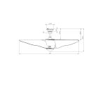 Ventilateur de plafond PIPISTRELLO blanc