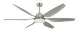 Ventilateur de plafond ECO-LED Nickel 170 cm