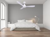 Ventilateur de plafond LUMINA blanc 130 cm