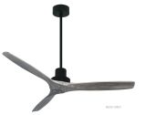 Ventilador de techo KAUAI negro Distressed-Oak 130 cm
