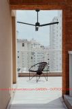 Outdoor Ventilador de techo GARDEN negro WI-FI con LED 130 cm