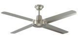 Ventilatore da soffitto industriale COLONY 4 nichel satinato 140 cm