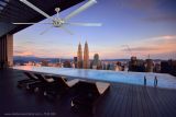 HVLS Ventilatore da soffitto THE BIG II nichel 180 CM WI-FI