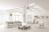 HVLS Ventilatore da soffitto THE BIG nichel II WI-FI 250 CM