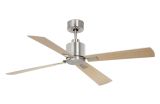Ventilateur de plafond FACTORY nickel 107 CM