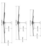 HVLS Ventilatore da soffitto AIR-260 nichel Wi-Fi 260 CM