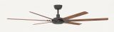 Ventilateur de plafond AIR-200 noir 200 CM noyer