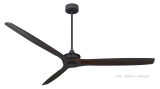 Ventilateur de plafond HYPE GRAPHIT WI-FI noyer
