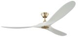 Ventilateur de plafond KOA or satinée blanc 178 cm