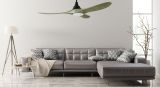 Ventilador de techo KOA negro 132 cm grey-wash con LED