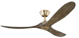 Ventilatore da soffitto KOA ottone satinato aged pewter152 cm