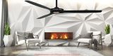 Ventilateur de plafond HYPE noir laiton rosé beach-oak WI-FI