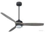 Ventilateur de plafond HYPELIGHT WI-FI GRAPHIT Noyer