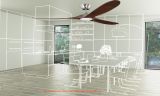 Ventilatore da soffitto KOA nero con LED 132 cm