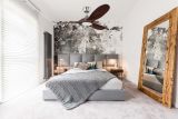 Ventilador de techo KOA niquel con LED 152 cm
