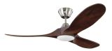 Ventilador de techo KOA niquel con LED 152 cm