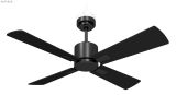 Ventilateur de plafond FACTORY WI-FI noir 107 CM