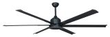HVLS Ventilatore da soffitto THE BIG Wi-Fi nero 180 cm