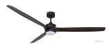 Ventilatore da soffitto HYPE WI-FI nero Noce