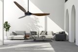Energiespar Deckenventilator SLIM WI-FI schwarz/Koa 160 cm