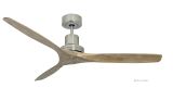 Ventilatore da soffitto KAUAI nichel spazzolato distressed oak 130 cm