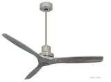 Ventilatore da soffitto KAUAI nichel spazzolato distressed oak 130 cm