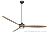 Ventilatore da soffitto HYPELIGHT WI-FI BRONZO distressed oak Ventilatore da soffitto HYPELIGHT WI-FI BRONZO distressed oak