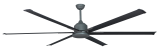 HVLS Ventilateur de plafond THE BIG Wi-Fi graphite 220 cm