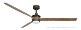 Ventilateur de plafond HYPE WI-FI BRONZE Beach-Oak