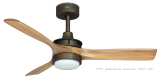 Ventilateur de plafond HYPE WI-FI BRONZE Beach-Oak