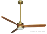 Ventilatore da soffitto HYPE WI-FI SOFT BRASS bianco