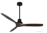 Ventilateur de plafond KAUAI noir wild-walnut 130 cm
