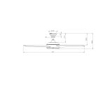 Ventilatore da soffitto VEGA 4-3 102 cm e 132 cm