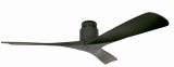 Ventilatore da soffitto NEW SLICE bronzo noce pale di legno 140 cm