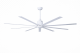 HVLS Ventilatore da soffitto THE GIANT bianco 250 cm