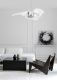 Ventilatore da soffitto RAFFELLO cromo 110 cm