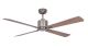 Ventilatore da soffitto FACTORY nichel 132 cm