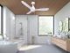 Ventilateur de plafond LUMINA blanc 130 cm