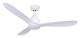 Ventilateur de plafond LUMINA blanc 130 cm