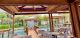 Outdoor DC Ventilateur de plafond TAMAO noir/koa 150 cm