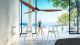 Outdoor DC Ventilador de techo TAMAO negro Koa con LED 150 cm