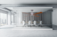 Ventilatore da soffitto FACTORY-LED nichel satinato