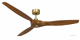 Outdoor Ventilador de techo LINES WI-FI soft-brass 150 cm