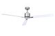 Ventilateur de plafond FACTORY CHROME 120 CM
