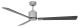 Ventilatore da soffitto FACTORY nichel 122 cm