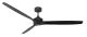 Ventilatore da soffitto HYPE WI-FI GRAPHIT NERO OPACO 107 cm 132 cm 167 cm