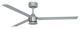 ventilatore da soffitto 3PLUS3 alu 130 cm WLAN